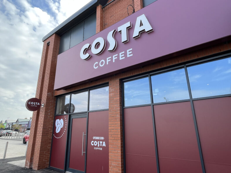 Costa Store Front Signage Shop Front Signs