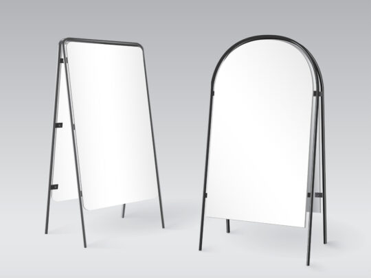 temporary business signage